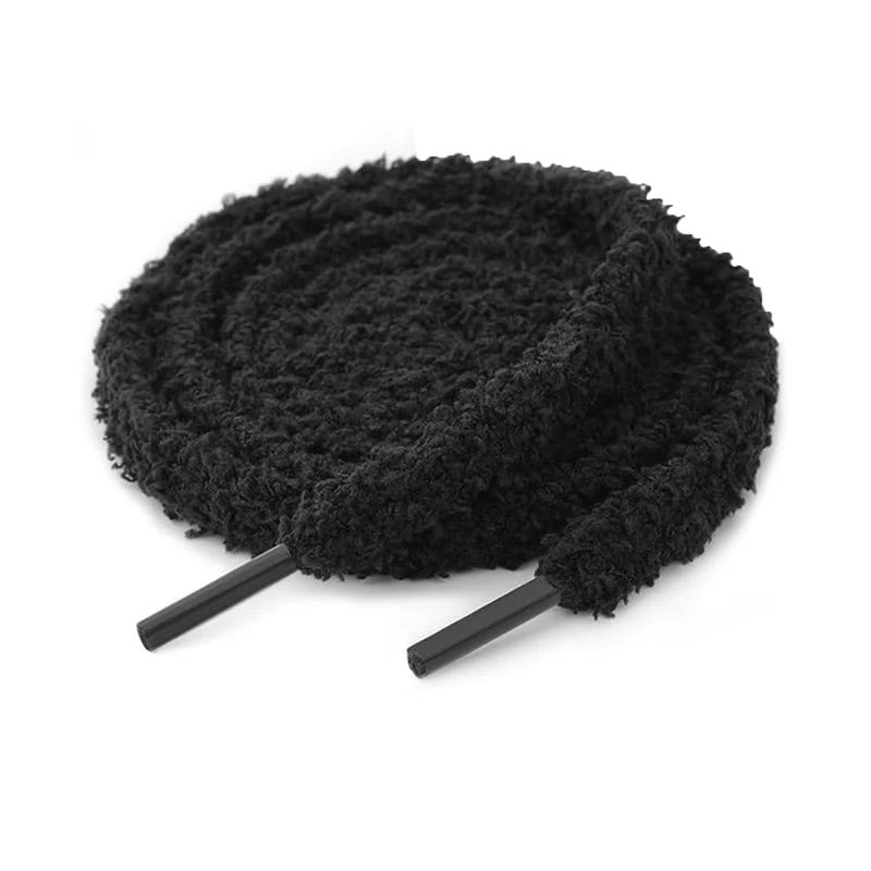 Fluffy Veters Zwart