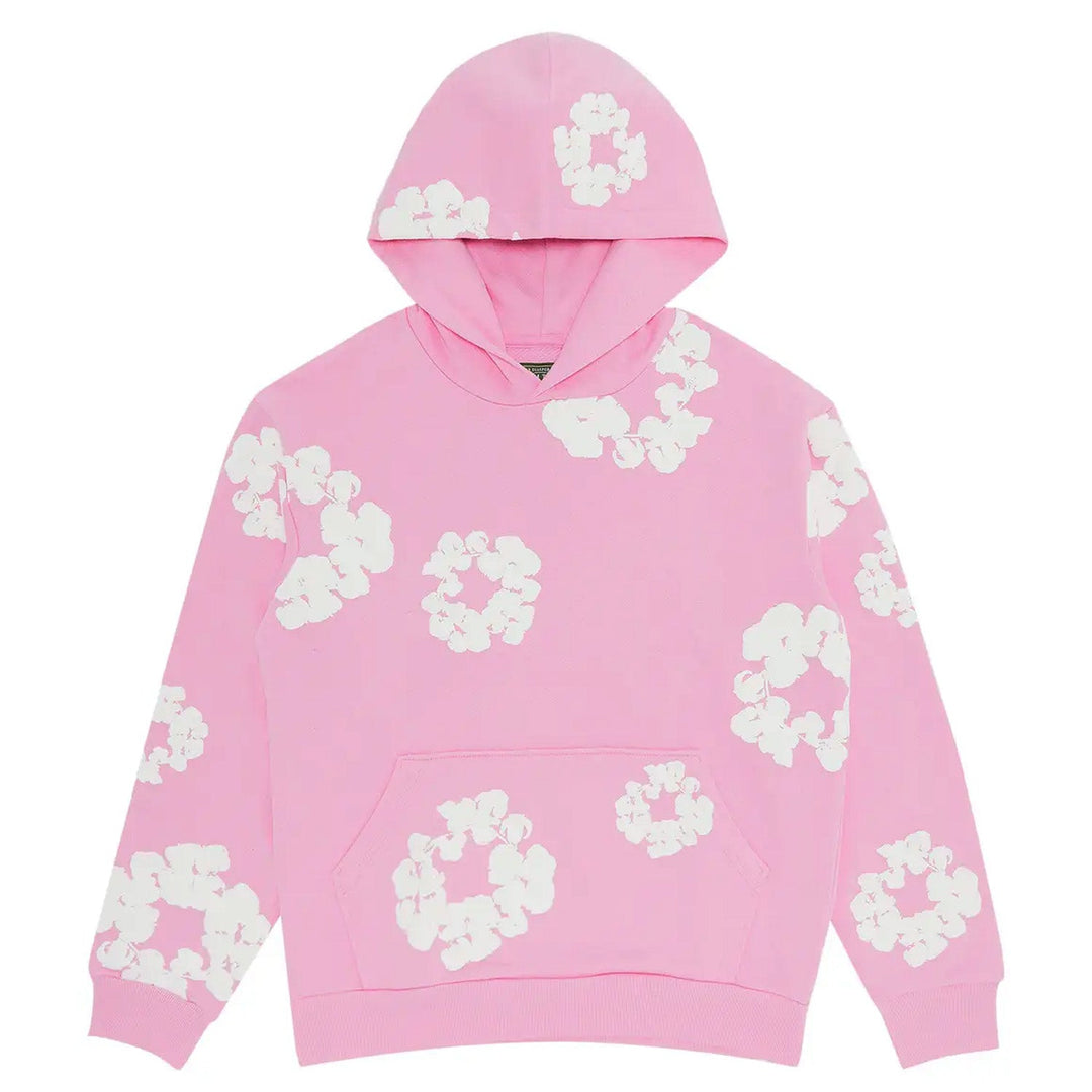 Denim Tears The Cotton Wreath Sweatshirt powder pink