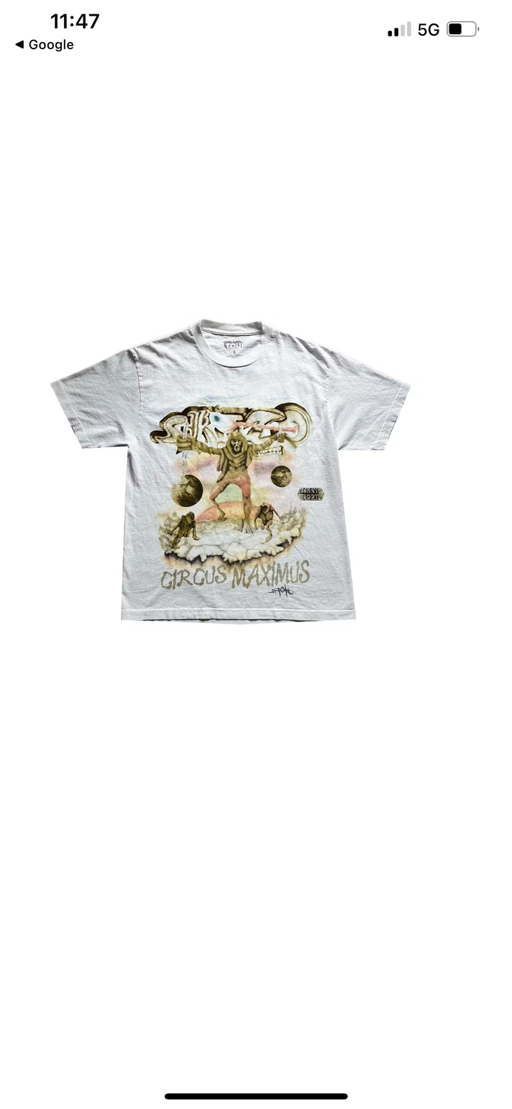Travis scott utopia tour skitzo circus maximus tee