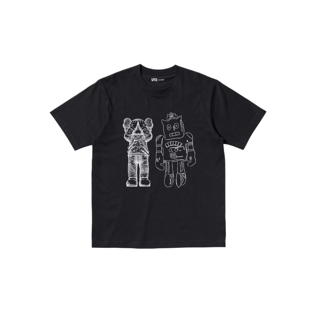 Kaws warhol tshirt black