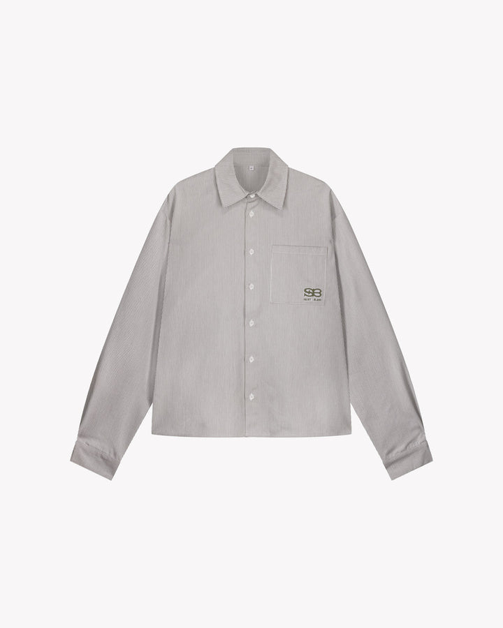 SAINT BLANC APPLIQUE BUTTON SHIRT