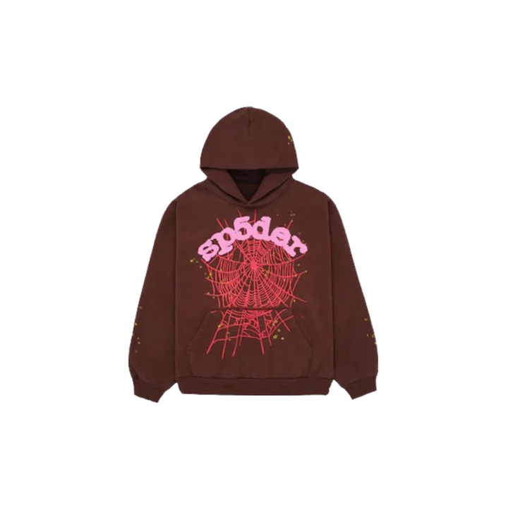Sp5der Web Hoodie, Brown