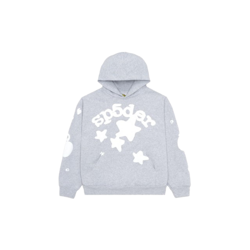 Sp5der Beluga Hoodie, Heather Grey
