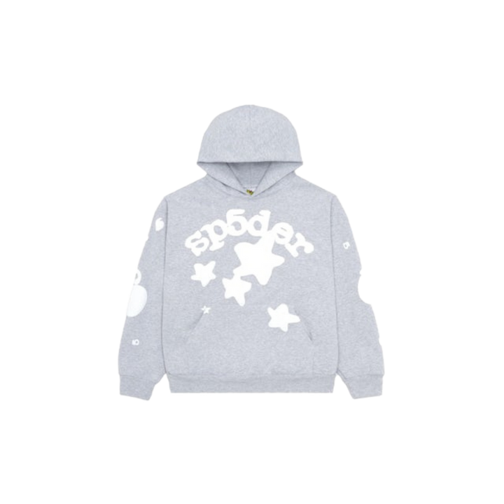 Sp5der Beluga Hoodie, Heather Grey