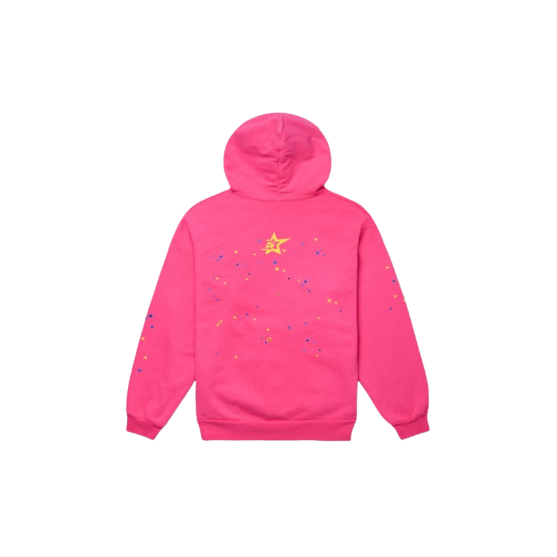 Sp5der P*nk V2 Hoodie, Pink