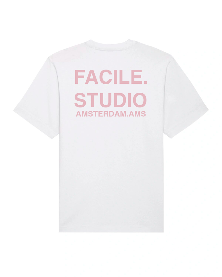 Facilestudio Tee - White Pink