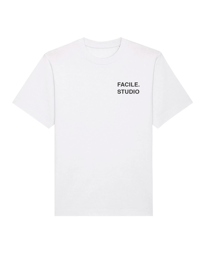 Facilestudio Tee - White Grey
