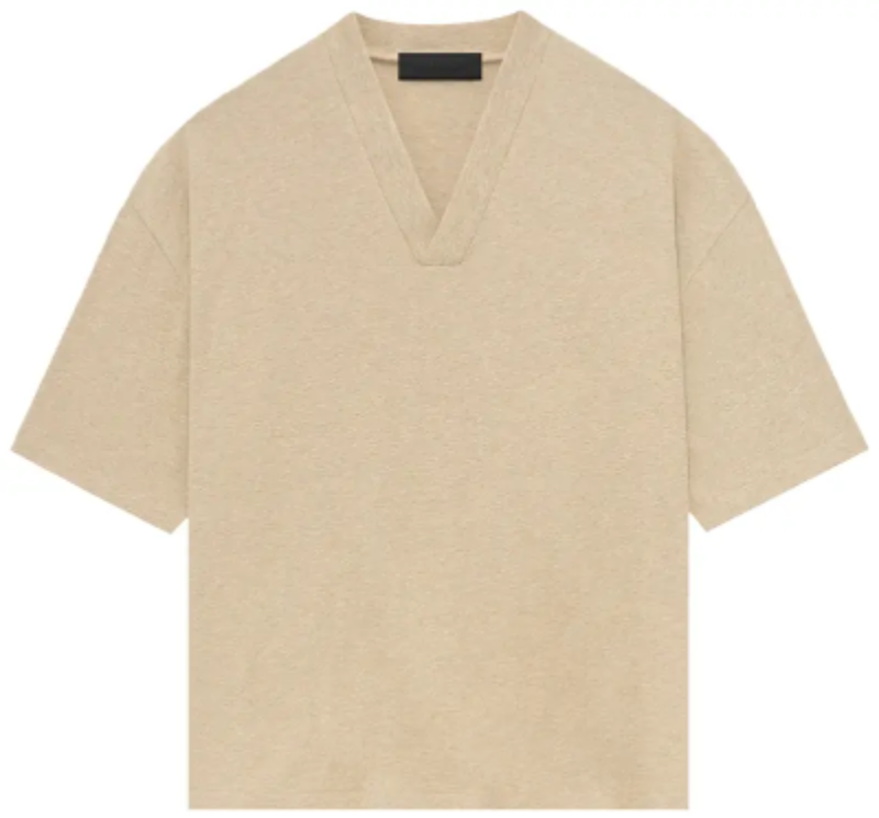FW23 V-Neck Tee Gold Heather
