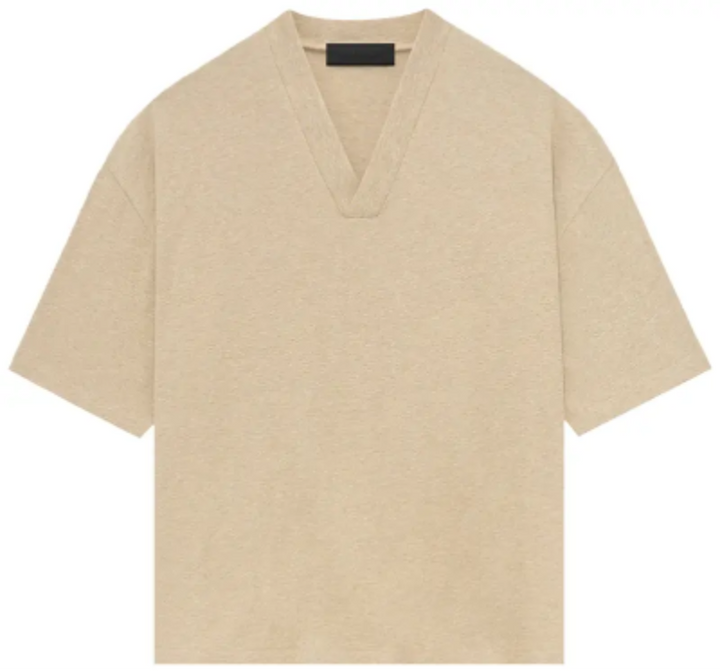 FW23 V-Neck Tee Gold Heather