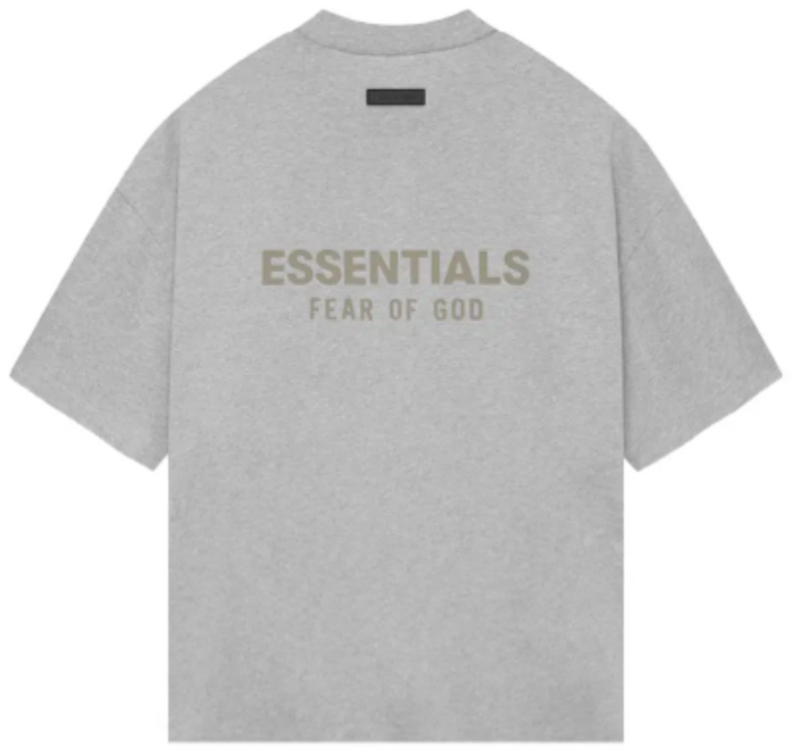 SS24 V-Neck Tee Light Heather Grey