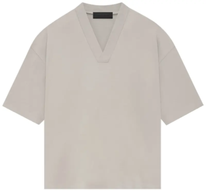 FW23 V-Neck Tee Silver Cloud