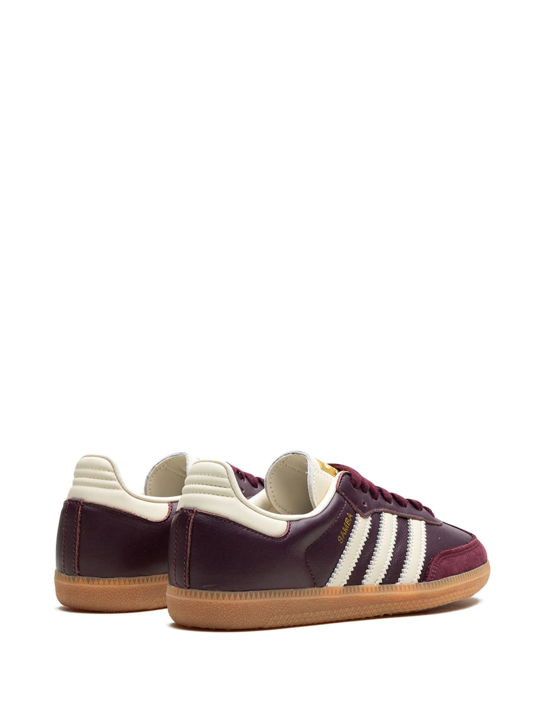 Adidas Samba Maroon Gold Metallic