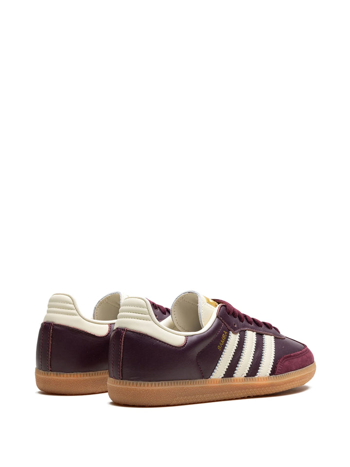 Adidas Samba Maroon Gold Metallic