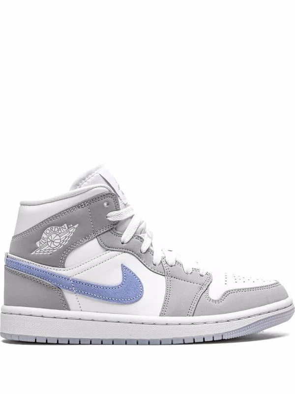 Jordan 1 Mid Wolf Grey Aluminum (Women's)