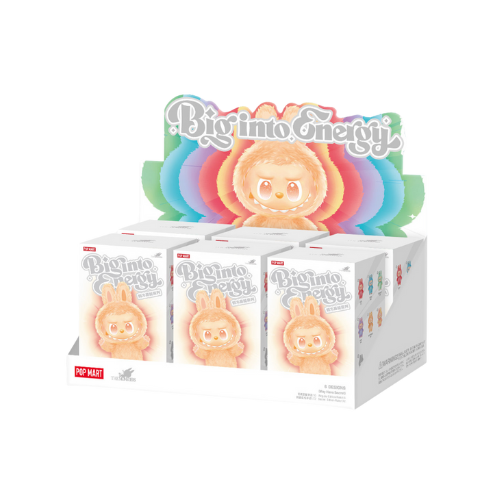 POP MART LABUBU THE MONSTERS BIG INTO ENERGY VINYL FACE FULL  BOX