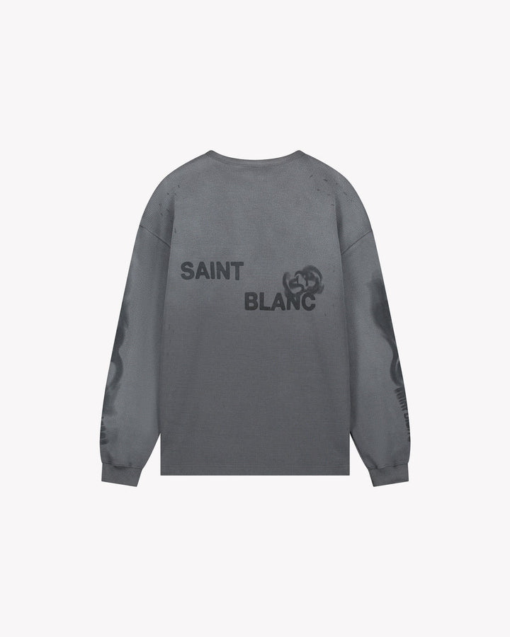 Blur Waffle Knit Long Sleeve