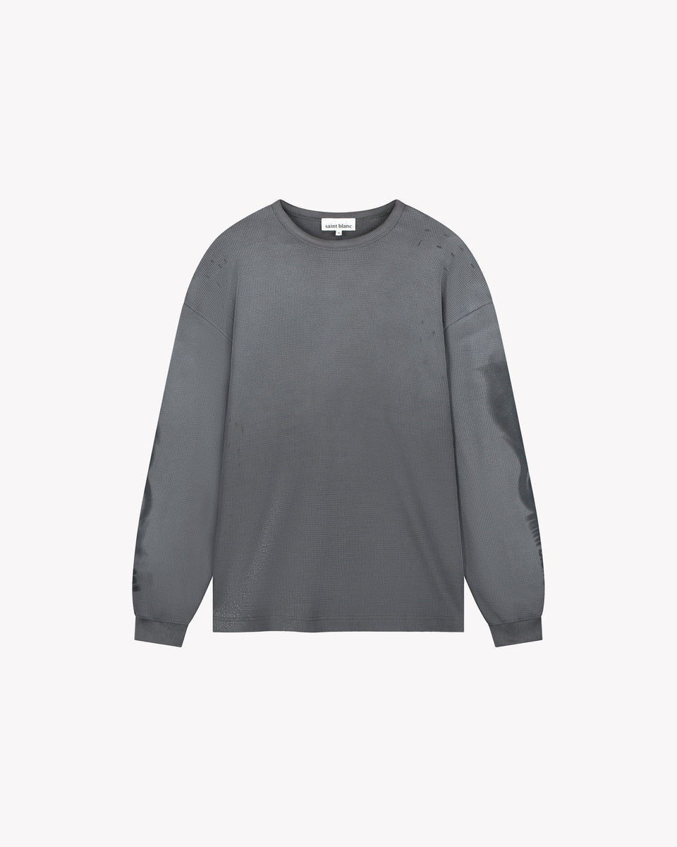 Blur Waffle Knit Long Sleeve