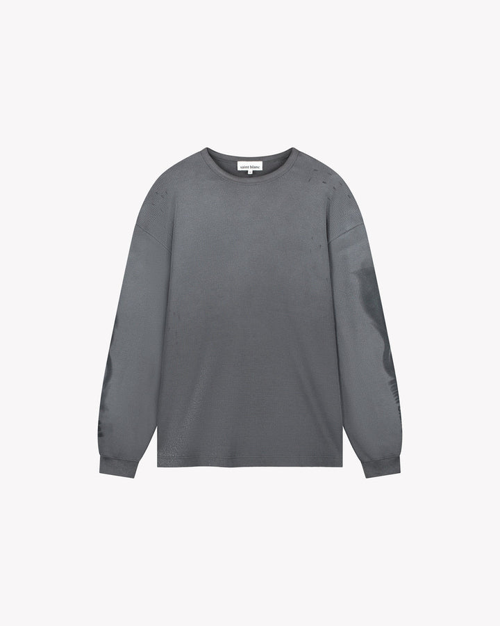 Blur Waffle Knit Long Sleeve