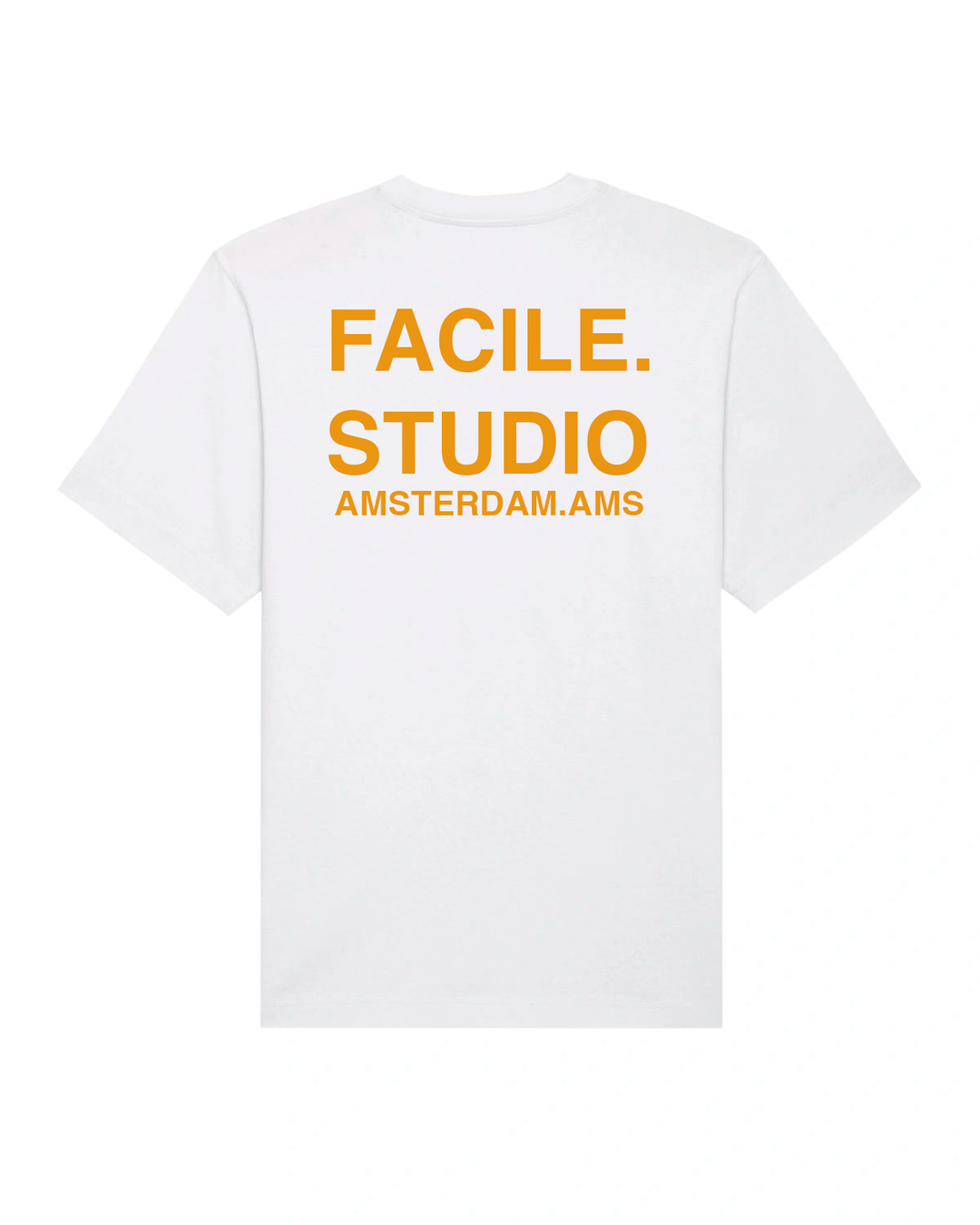 Facilestudio Tee - White Orange