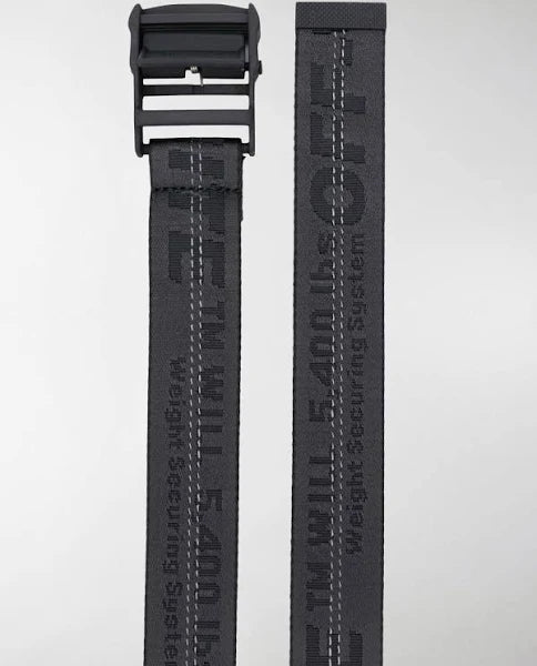 Off white riem black